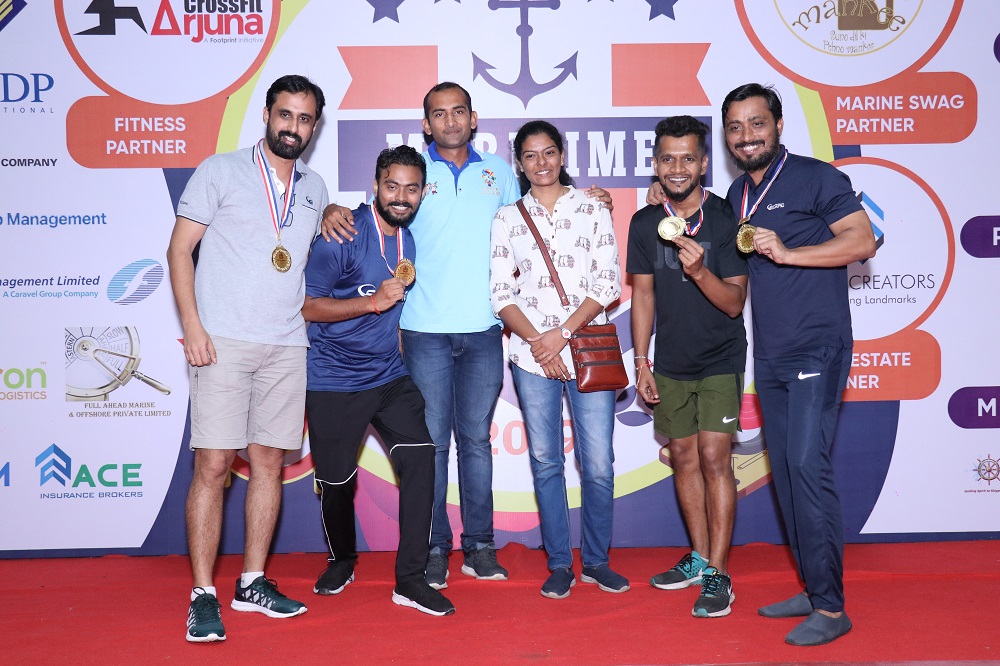 Winner Indoor Rowing (Team ) Scorpio Marine Management India Pvt Ltd